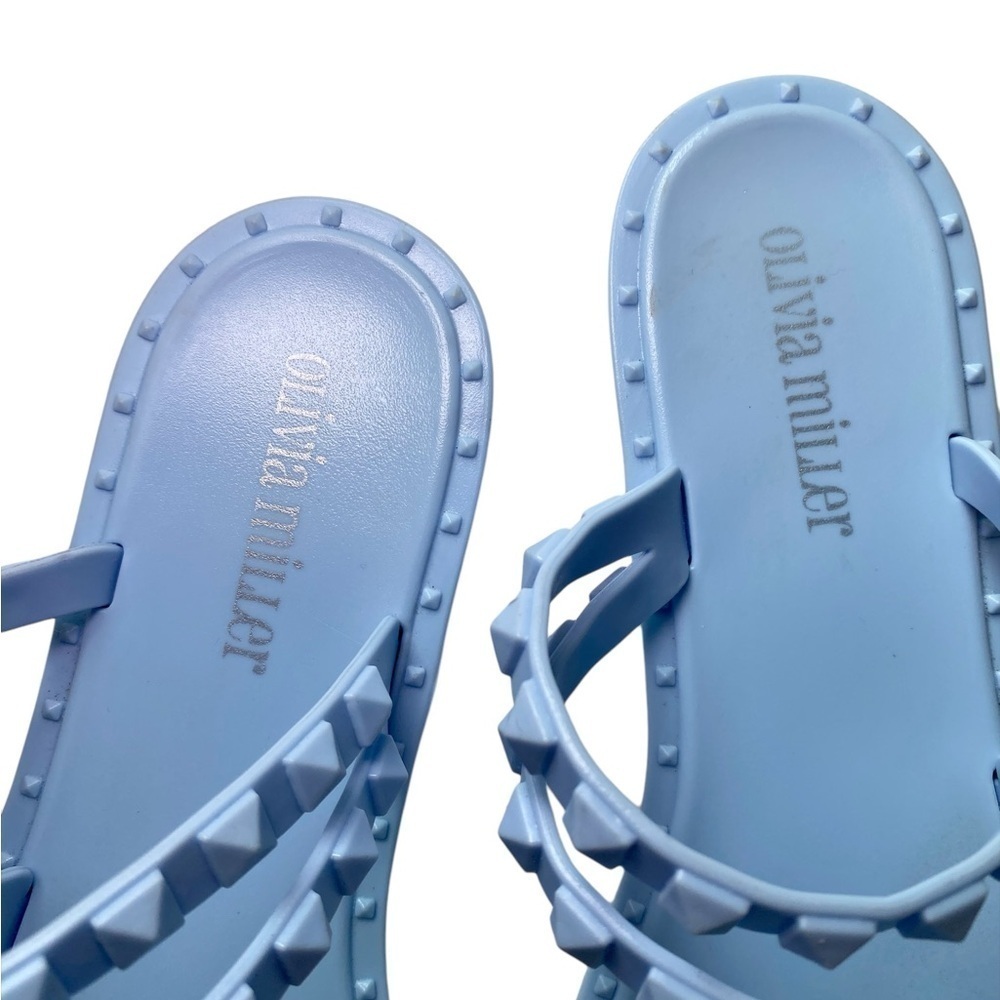 Olivia Miller Blue Sandals - Picture 7 of 12